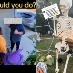 Neighbor’s Hilarious Response to Halloween Decoration Criticism Went Viral!