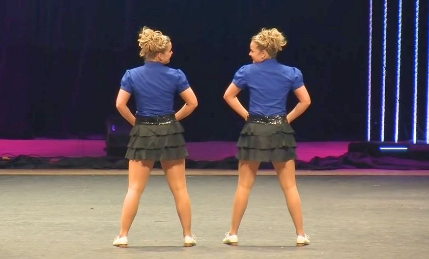 Two twin sisters spent years practicing for the Clog Dancing Grand Championship. When the day finally came, their dance was so perfectly synchronized and well choreographed – they not only came in first place, but their performance went viral!