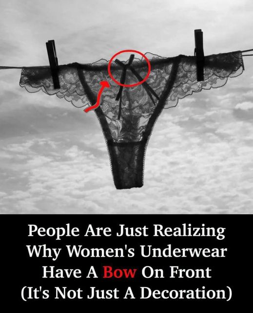 The Secret Reason Bows on Women’s Underwear Have Everyone Talking