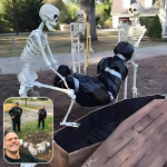 A Neighbor’s Amusing Reaction to Criticism of Their Halloween Decorations Has Gone Viral!