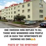 One Swedish man replied to all those who wondered how people live in such tiny apartments by showing his own