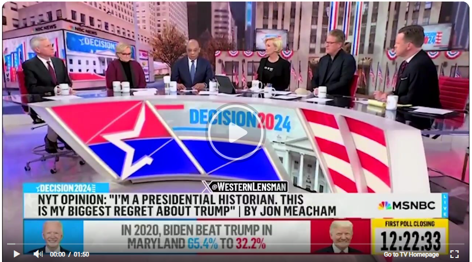 It’s Election Day and Joe Scarborough is still LYING